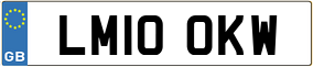 Truck License Plate